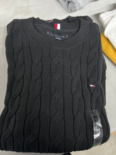 Tommy mens sweater black 多碼 包郵