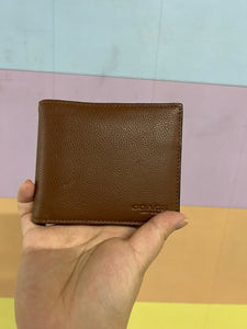 Coach mens wallet 有壓印