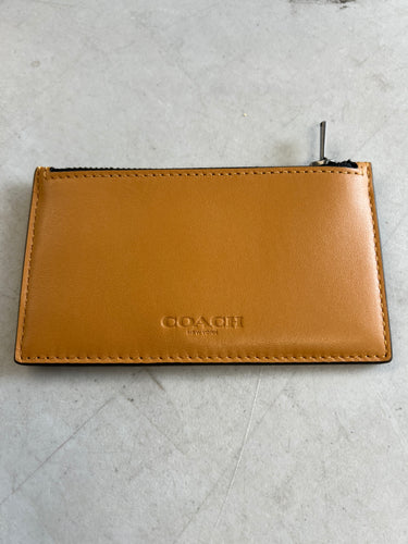 Coach mens zip card case 不包郵