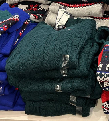 Tommy boys sweater L  2件包郵